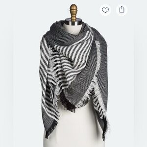 NEW! Octavia Striped Square Scarf